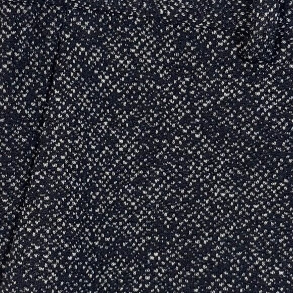 Theory Navy & White Marl Knit Trousers Size 4 - Picture 3 of 4